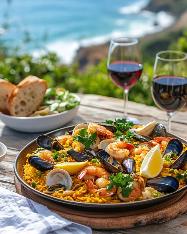 seafood paella recipe