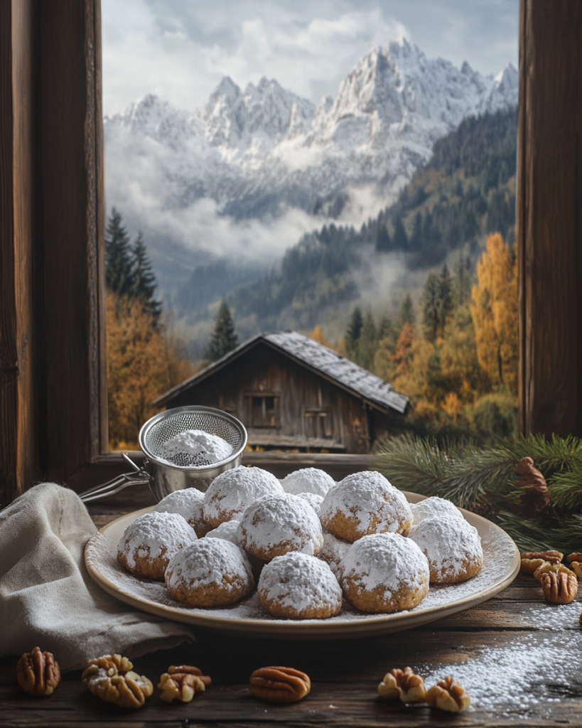 buttery pecan snowball cookies