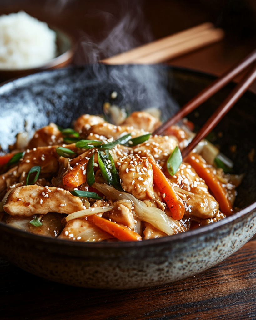 Chinese Chicken Cabbage Stir Fry