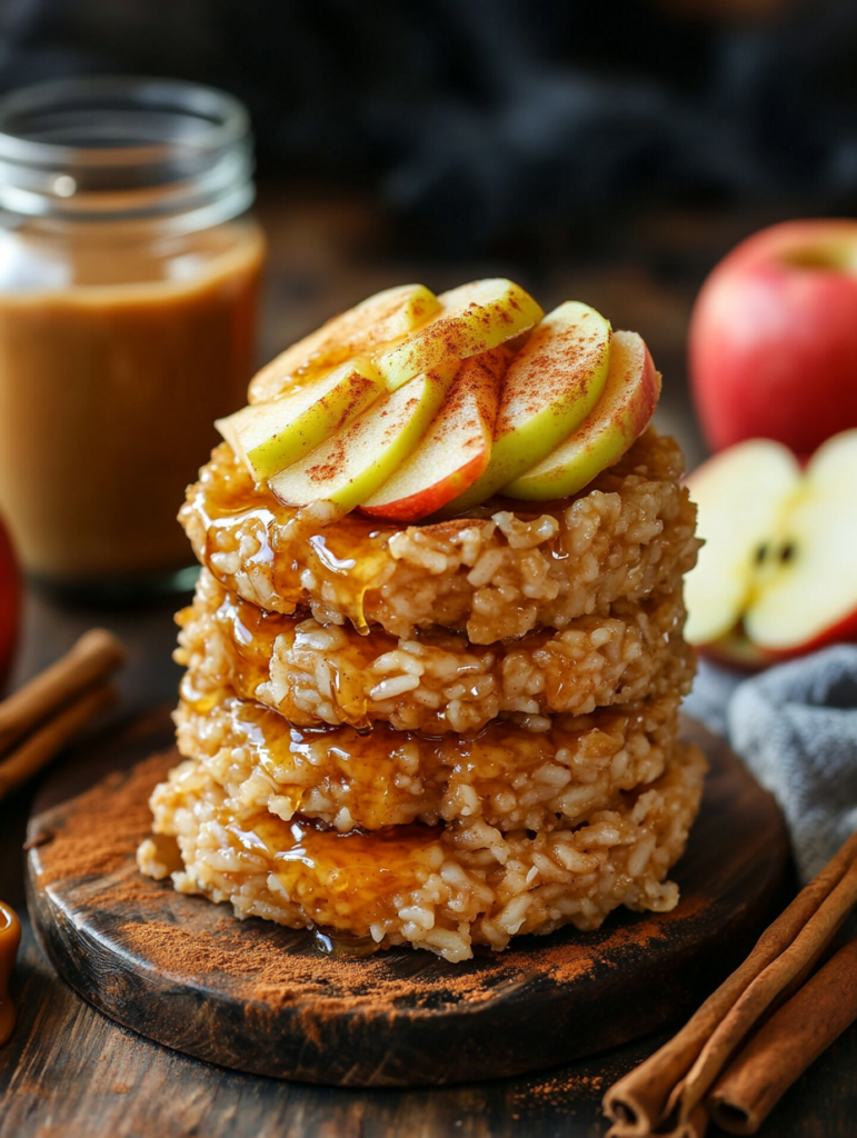 apple cinnamon rice cakes